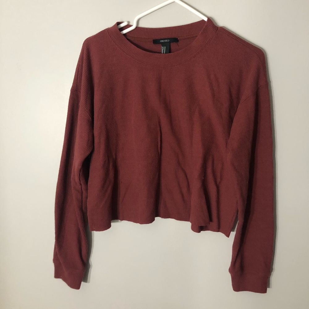 2 for $20!!!   Forever 21 cropped long sleeve